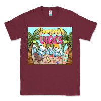 Burgundy summer vibes Classic Tee - NancyCooperArtShop