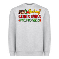 Heather Grey baking christmas memories Heavyweight Sweatshirt - FaDigitalArtStudio
