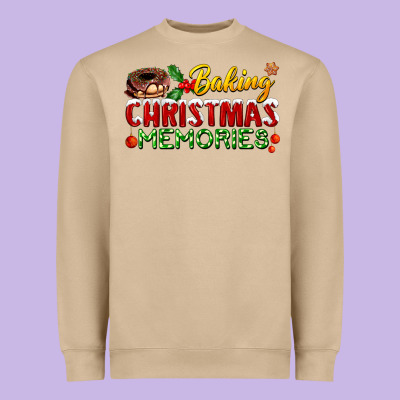 Baking Christmas Memories Heavyweight Sweatshirt Designed By Fadigitalartstudio