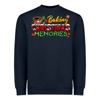 Navy baking christmas memories Heavyweight Sweatshirt - FaDigitalArtStudio