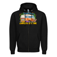 Black Making Memories Campsites Time Zipper Hoodie - CowhideDigitalArt
