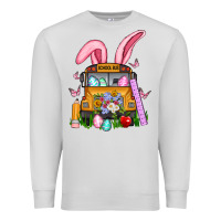 Dove Grey school bus easter Premium Sweatshirt - Artiststas