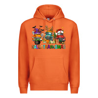 Carrot hallothanksmas trucks Premium Hoodie - FaDigitalArtStudio