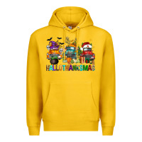 Lemon hallothanksmas trucks Premium Hoodie - FaDigitalArtStudio