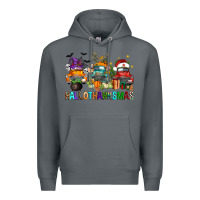 Rock hallothanksmas trucks Premium Hoodie - FaDigitalArtStudio