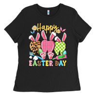 Black happy easter day dental squad Ladies Tee - Artiststas