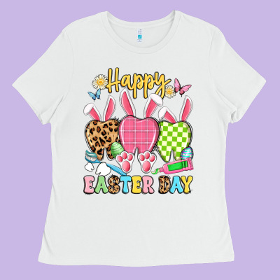 Happy Easter Day Dental Squad Ladies Tee Designed By Artiststas