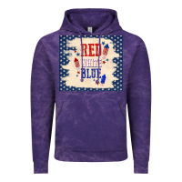 Cloud Purple red white blue Vintage Hoodie - TumblerDesignByShophia