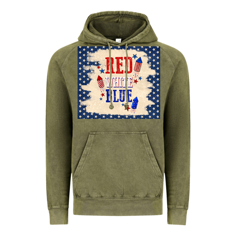 Red White Blue Vintage Hoodie by TumblerDesignByShophia | Teevron