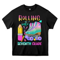 Black rolling into seventh grade Heavy Core Tee - BundleAndBundleShop