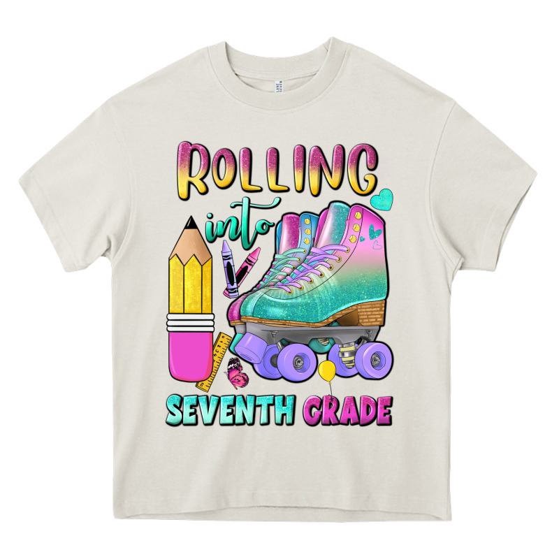 Rolling Into Seventh Grade Heavy Core Tee by BundleAndBundleShop | Teevron