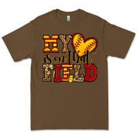 Cacao my heart is on that field softball Premium Tee - Jasminsmagicworld