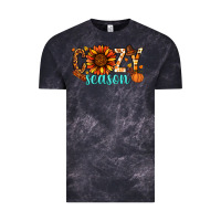 Cloud Black Cozy season Thanksgiving Vintage Tee - NancyCooperArtShop