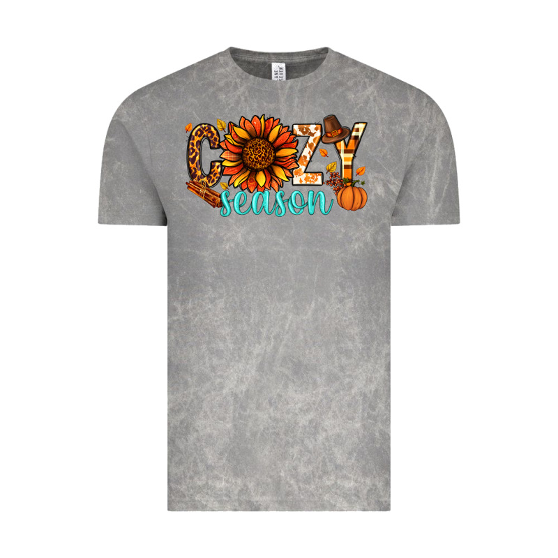 Cozy Season Thanksgiving Vintage Tee by NancyCooperArtShop | Teevron
