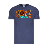 Vintage Denim Cozy season Thanksgiving Vintage Tee - NancyCooperArtShop