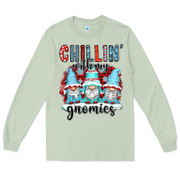 Matcha chillin with my gnomies Long Sleeve Tee - CowGirlArtShop