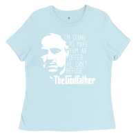 Baby Blue the godfather Ladies Tee - lanVoArt