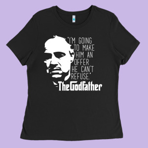 The Godfather Ladies Tee Designed By Lanvoart