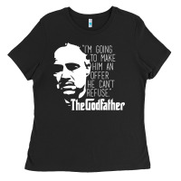 Black the godfather Ladies Tee - lanVoArt