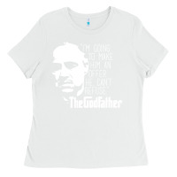 White the godfather Ladies Tee - lanVoArt