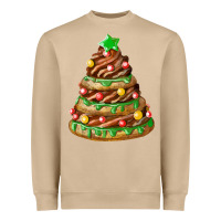 Mushroom chocolate christmas cookie cake Heavyweight Sweatshirt - FaDigitalArtStudio
