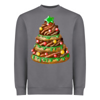 Storm chocolate christmas cookie cake Heavyweight Sweatshirt - FaDigitalArtStudio