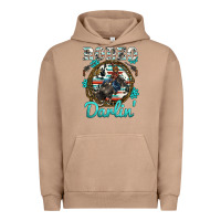 Pigment Burro western rodeo darlin' bullfighter serape cowhide turquoise gemstones Urban Hoodie - BarkalooDesign