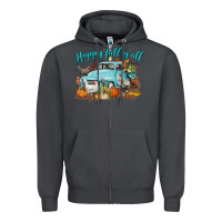 Smoke Happy Fall Y'all Zipper Hoodie - LillyAllenDesigns