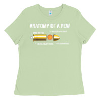 Matcha Funny Gun Ammo Bullet Gift - Anatomy Of A Pew Ladies Tee - lanVoArt