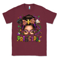 Burgundy mardi gras principal caucasian messy bun Classic Tee - texasbilliewilder