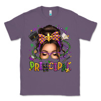 Lavender mardi gras principal caucasian messy bun Classic Tee - texasbilliewilder