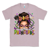Lilac mardi gras principal caucasian messy bun Classic Tee - texasbilliewilder