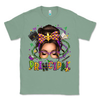 Sage mardi gras principal caucasian messy bun Classic Tee - texasbilliewilder