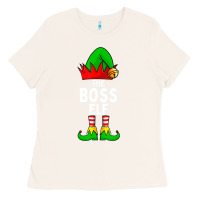 Bone Boss Elf Matching Family Christmas Ladies Tee - lanVoArt