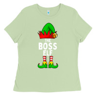 Matcha Boss Elf Matching Family Christmas Ladies Tee - lanVoArt