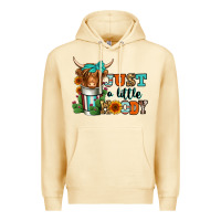 Pina Colada just a little moody coffee cup long haired cow Premium Hoodie - Jasminsmagicworld