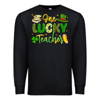 Black one lucky teacher Premium Sweatshirt - Artiststas