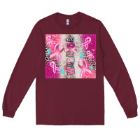 Burgundy warrior Long Sleeve Tee - CowGirlArtShop