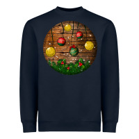 Navy christmas Heavyweight Sweatshirt - BundleAndBundleShop