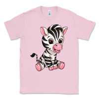 Bubblegum Pink zebra Classic Tee - texasbilliewilder