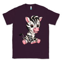 Plum zebra Classic Tee - texasbilliewilder
