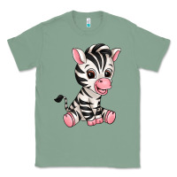 Sage zebra Classic Tee - texasbilliewilder