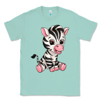 Seafoam zebra Classic Tee - texasbilliewilder