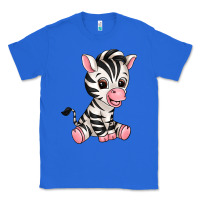 True Royal zebra Classic Tee - texasbilliewilder