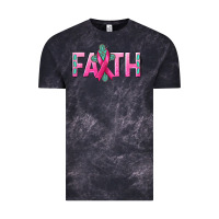 Cloud Black Cancer Faith with gemstone Vintage Tee - NancyCooperArtShop