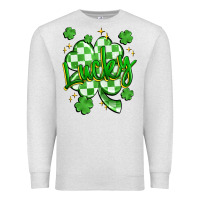 Oatmeal Heather lucky Premium Sweatshirt - Artiststas