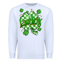 White lucky Premium Sweatshirt - Artiststas