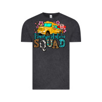 Vintage Black transportation squad school bus Vintage Tee - Jasminsmagicworld