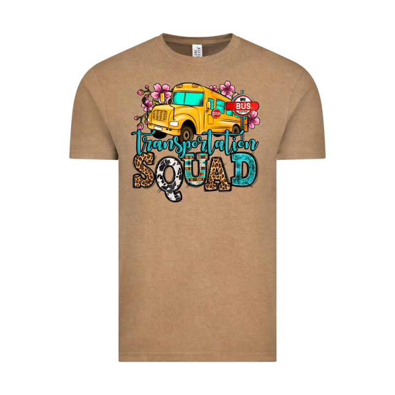 Transportation Squad School Bus Vintage Tee by Jasminsmagicworld | Teevron