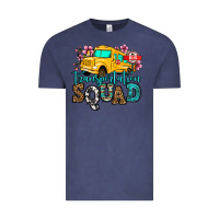 Vintage Denim transportation squad school bus Vintage Tee - Jasminsmagicworld